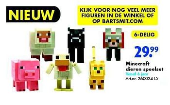 Minecraft speelset - Promotie bij Bart Smit