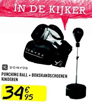 Promoties Punching ball + bokshandschoenen kinderen - Domyos - Geldig van 08/11/2014 tot 05/12/2014 bij Decathlon