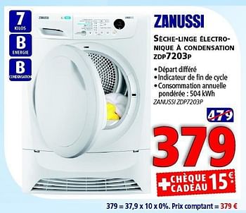 Promotions Zanussi lave-linge électro- nique zwf71463w - Zanussi - Valide de 12/11/2014 à 26/12/2014 chez Kitchenmarket