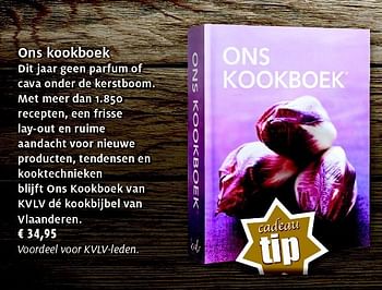 Promoties Ons kookboek - Huismerk - Aveve - Geldig van 25/11/2014 tot 14/12/2014 bij Aveve