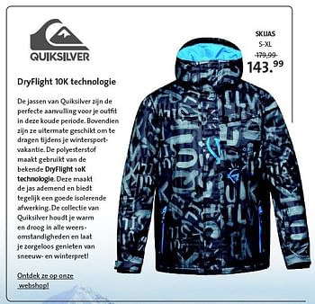 Promoties Skijas - Quiksilver - Geldig van 13/11/2014 tot 31/01/2015 bij Primo
