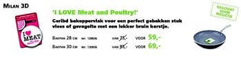 Promoties I love meat and poultry! - Greenpan - Geldig van 24/11/2014 tot 31/12/2014 bij Unikamp