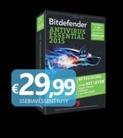 Promoties Bitdefender antivirus essential 2014 - Bitdefender - Geldig van 17/11/2014 tot 06/12/2014 bij Compudeals