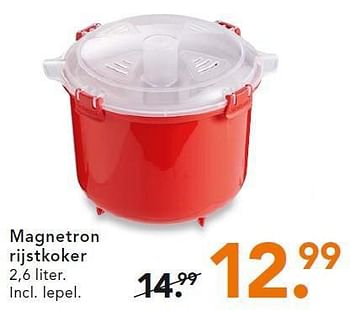 Promoties Magnetron rijstkoker - Sistema - Geldig van 17/11/2014 tot 07/12/2014 bij Blokker