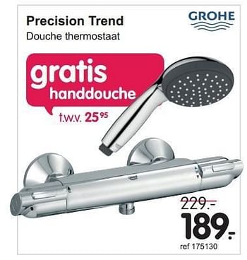 Promoties Precision trend - Grohe - Geldig van 01/12/2014 tot 31/12/2014 bij Freetime