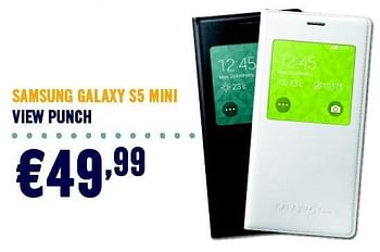 Promoties Samsung galaxy s5 mini view punch - Samsung - Geldig van 01/12/2014 tot 31/12/2014 bij The Phone House