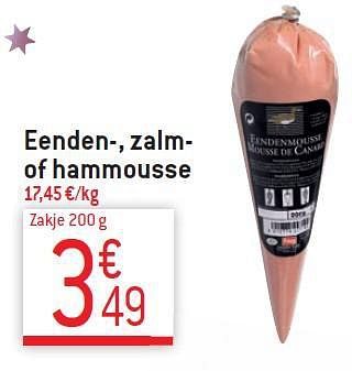 Promoties Eenden-, zalm of hammousse - Huismerk - Match - Geldig van 10/12/2014 tot 31/12/2014 bij Match Food & More