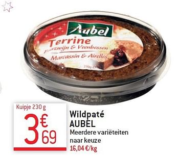 Promoties Wildpaté aubel - Aubel - Geldig van 10/12/2014 tot 31/12/2014 bij Match Food & More