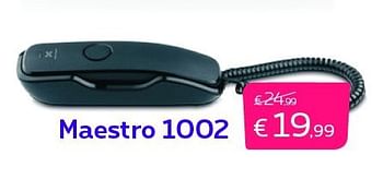 Promoties Maestro 1002 - Huismerk - Proximus - Geldig van 01/12/2014 tot 31/12/2014 bij Proximus