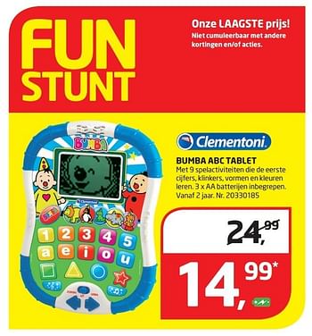 Clementoni tablet - Promotie bij Fun
