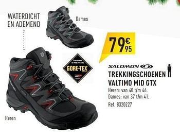 Promoties Trekkingschoenen valtimo mid gtx - Salomon - Geldig van 06/12/2014 tot 24/12/2014 bij Decathlon