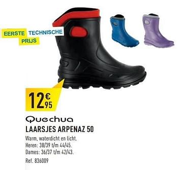 Promoties Laarsjes arpenaz 50 - Quechua - Geldig van 06/12/2014 tot 24/12/2014 bij Decathlon