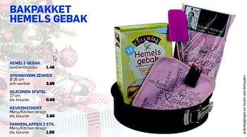 Promoties Bakpakket hemels gebak - Huismerk - Action - Geldig van 08/12/2014 tot 24/12/2014 bij Action