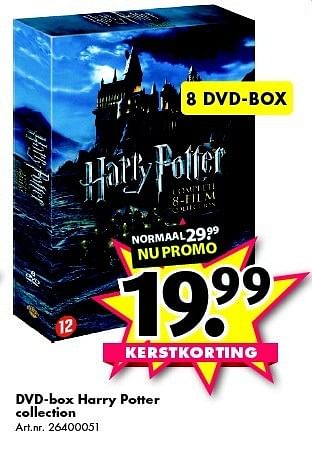 Promoties Dvd-box harry potter collection - Huismerk - Bart Smit - Geldig van 13/12/2014 tot 28/12/2014 bij Bart Smit