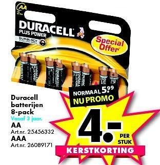 Promoties Duracell batterijen - Duracell - Geldig van 13/12/2014 tot 28/12/2014 bij Bart Smit