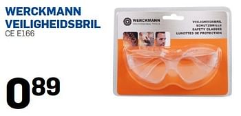 Promoties Werckmann veiligheidsbril - Werckmann - Geldig van 08/12/2014 tot 31/12/2014 bij Action
