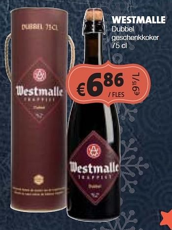 Promoties Westmalle dubbel - Westmalle - Geldig van 19/12/2014 tot 04/01/2015 bij BelBev