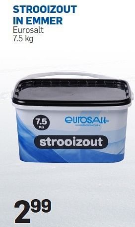 Promoties Strooizout in emmer eurosalt - Eurosalt - Geldig van 29/12/2014 tot 25/01/2015 bij Action
