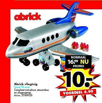 Promoties Abrick vliegtuig - Abrick - Geldig van 03/01/2015 tot 31/01/2015 bij Bart Smit