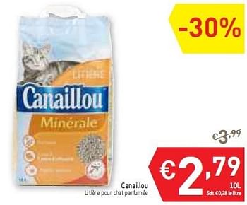 Promotion Intermarche Canaillou Litiere Pour Chat Parfumee Canaillou Animaux Et Accessoires Valide Jusqua 4 Promobutler