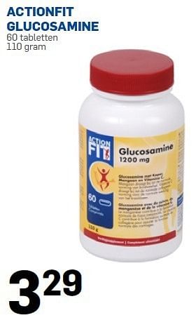Promoties Actionfit glucosamine - Huismerk - Action - Geldig van 05/01/2015 tot 01/02/2015 bij Action