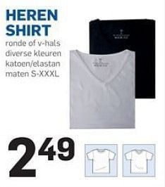 Promoties Heren shirt - Huismerk - Action - Geldig van 21/01/2015 tot 27/01/2015 bij Action