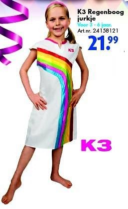 moreel onkruid weekend K3 K3 regenboog jurkje - Promotie bij Bart Smit