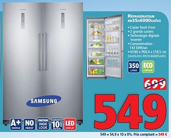 Promotions Samsung réfrigérateur rr35h6000sa-eg - Samsung - Valide de 27/01/2015 à 28/02/2015 chez Kitchenmarket