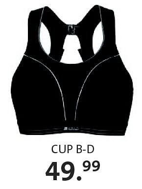 Promoties The best sports bra for your body type cup b-d - Huismerk - Primo - Geldig van 02/02/2015 tot 30/04/2015 bij Primo
