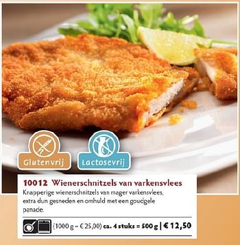 Promoties Wienerschnitzels van varkensvlees - Huismerk - Bofrost - Geldig van 01/10/2014 tot 31/03/2015 bij Bofrost