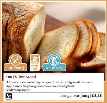 Promoties Wit brood - Huismerk - Bofrost - Geldig van 01/10/2014 tot 31/03/2015 bij Bofrost