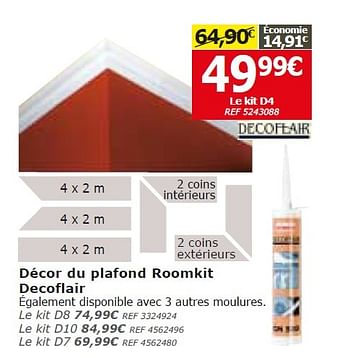 Promotions Décor du plafond roomkit decoflair - Decoflair - Valide de 11/02/2015 à 23/02/2015 chez BricoPlanit