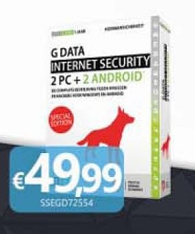 Promoties G data internet security - G Data - Geldig van 01/02/2015 tot 30/03/2015 bij Compudeals