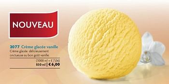Promotions Crème glacée vanille - Produit maison - Bofrost - Valide de 01/10/2014 à 31/03/2015 chez Bofrost