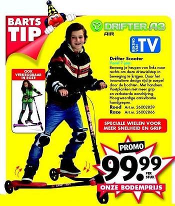 Promoties Drifter scooter - Drifter - Geldig van 14/02/2015 tot 01/03/2015 bij Bart Smit