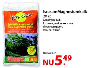 Promoties Isaram magnesiumkalk - Isaram - Geldig van 18/02/2015 tot 02/03/2015 bij Pelckmans Tuincenter