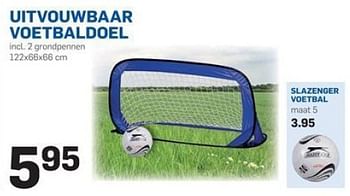 Promoties Uitvouwbaar voetbaldoel - Huismerk - Action - Geldig van 18/02/2015 tot 24/02/2015 bij Action