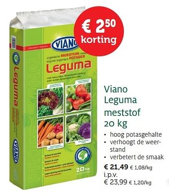 Promoties Viano leguma meststof - Viano - Geldig van 24/02/2015 tot 08/03/2015 bij Aveve