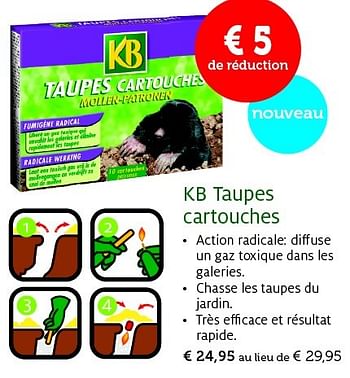 Promotions Kb taupes cartouches - KB - Valide de 24/02/2015 à 08/03/2015 chez Aveve