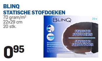 Promoties Blinq statische stofdoeken - Blinq - Geldig van 23/02/2015 tot 29/03/2015 bij Action