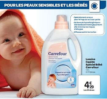 Produit Maison Carrefour Lessive Liquide Special Bebe Carrefour En Promotion Chez Carrefour