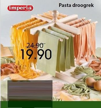 Promoties Pasta droogrek - Imperia - Geldig van 02/03/2015 tot 29/03/2015 bij Unikamp