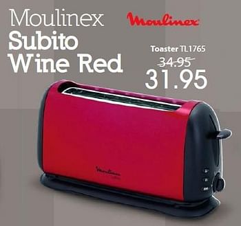 Promotions Moulinex toaster tl1765 - Moulinex - Valide de 02/03/2015 à 29/03/2015 chez Unikamp