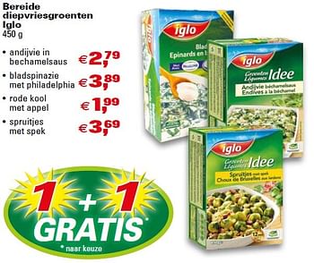 C B Promotie Bereide Diepvriesgroenten Iglo Andijvie In Bechamelsaus Huismerk C B Diepvries Geldig Tot 10 03 15 Promobutler