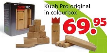 Promoties Kubb pro original in colourbox - Huismerk - Unikamp - Geldig van 16/03/2015 tot 19/04/2015 bij Unikamp