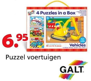 Promoties Puzzel voertuigen - Galt - Geldig van 16/03/2015 tot 19/04/2015 bij Unikamp