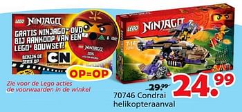 Promotions Condrai helikopteraanval - Lego - Valide de 16/03/2015 à 19/04/2015 chez Unikamp