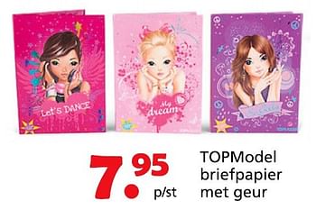 Promoties Topmodel briefpapier met geur - Top Model - Geldig van 16/03/2015 tot 19/04/2015 bij Unikamp