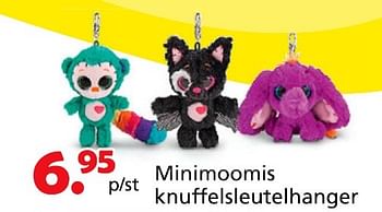 Promoties Minimoomis knuffelsleutelhanger - Ylvi en de Minimoomis - Geldig van 16/03/2015 tot 19/04/2015 bij Unikamp