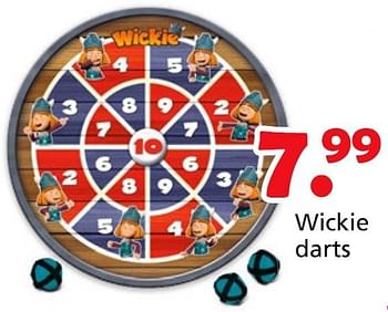 Promoties Wickie darts - Studio 100 - Geldig van 16/03/2015 tot 19/04/2015 bij Unikamp